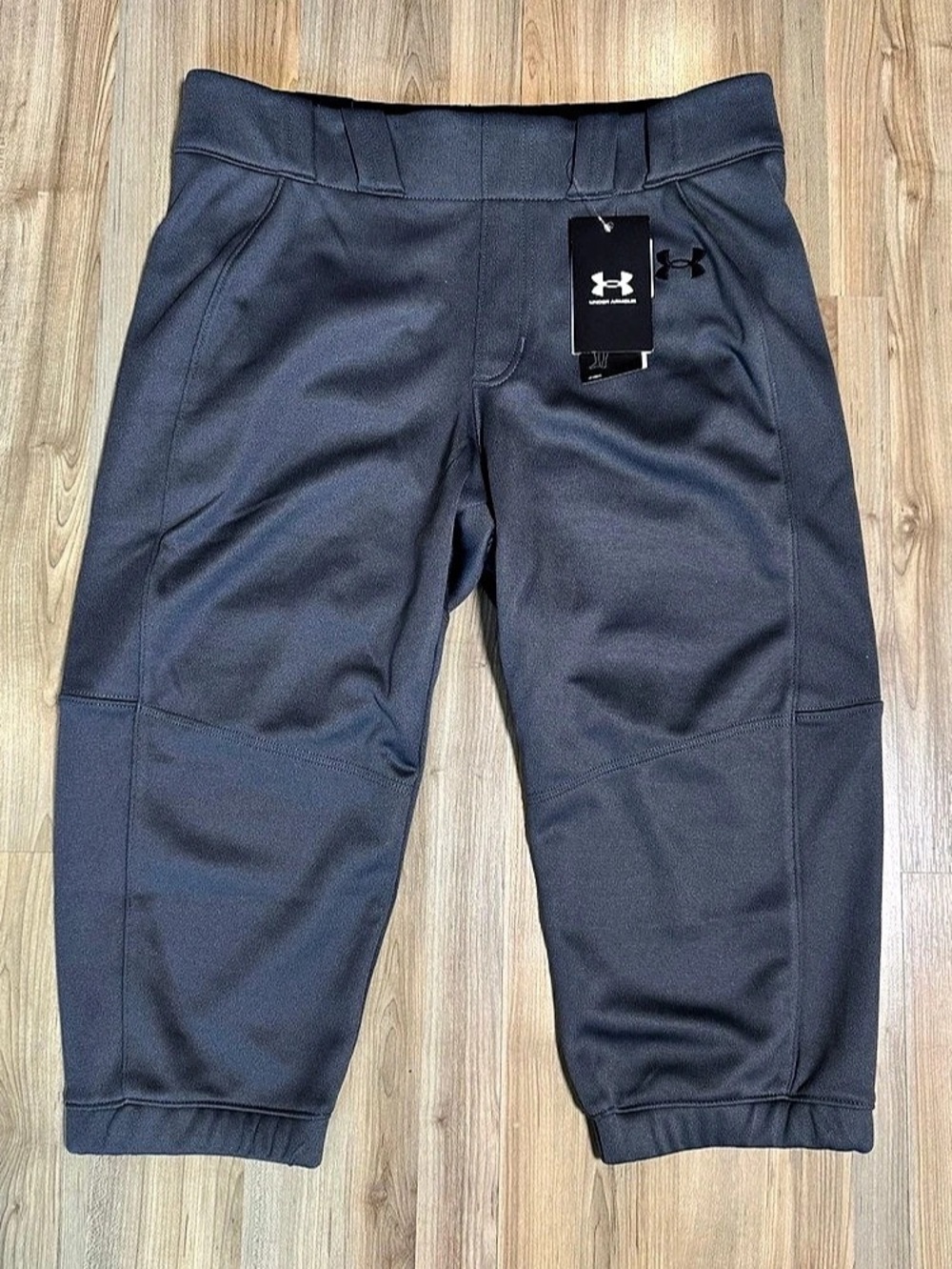 Under Armour Womenโs Utility Softball Pants in Grey Size Medium